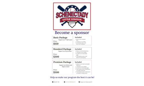 Become a sponsor
